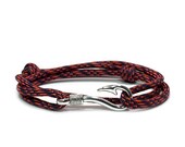 Haunted Adjustable Double Wrap Paracord Men Women Unisex Nautical Fish Hook Bracelet - Anklets - Best Paracord Bracelet