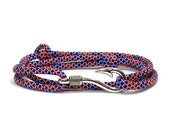 Uncle Sam Diamonds Adjustable Double Wrap Paracord Men Women Unisex Nautical Fish Hook Bracelet - Anklets - Best Paracord Bracelet