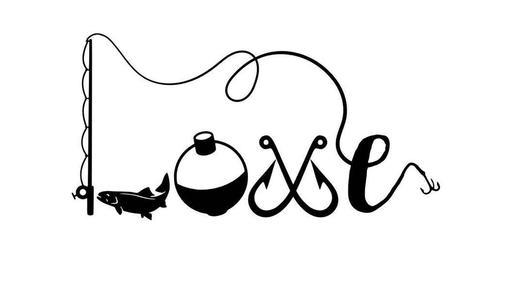 Sale Love Fishing Cut File SVG Eps Dxf Png Cricut - Etsy
