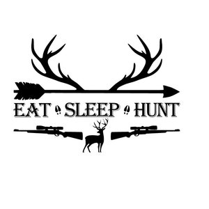 Verkauf! Eat Sleep Hunt, SVG, Schnittdatei, SVG, Eps, Dxf, Png, Cricut, Silhouette, Cutfile, Sofort Download, Bestseller