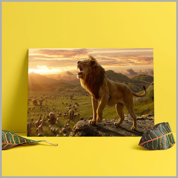 Quote Simba Frame Not Included Lion King Inspired Watercolour Poster Alternative Tv Movie Prints In Various Sizes Artwork Handmade Products Stagecomics Com