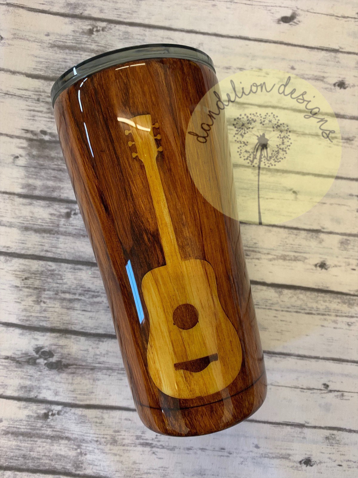 Download Woodgrain Tumbler Guitar Musician Wood Look Wooden Gift ...