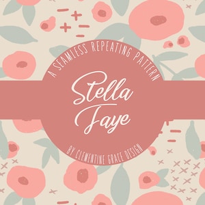 Stella Faye Seamless Repeat Pattern