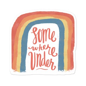 Onder de Rainbow Bubble-vrije stickers