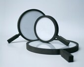 set of 3 round picture frames with modern design, fra.me