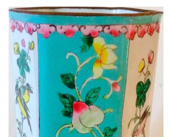 Vintage Chinesische Emaille Vase