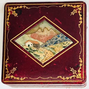 Italian leather box