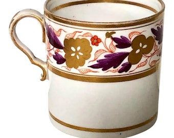 Spode Coffee Can Cup English Porcelain Georgian 1810 C.