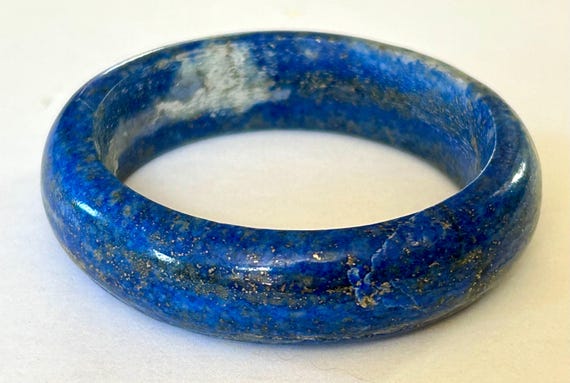 Natural Lapis Lazuli Bangle