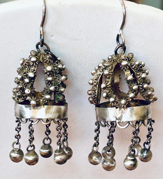 Sterling Squid Pierced Earrings