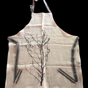 German Linen Botanical Aprons