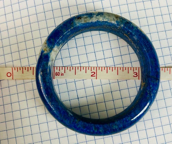 Natural Lapis Lazuli Bangle View 3