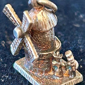 Holland Windmühle Silber Charm