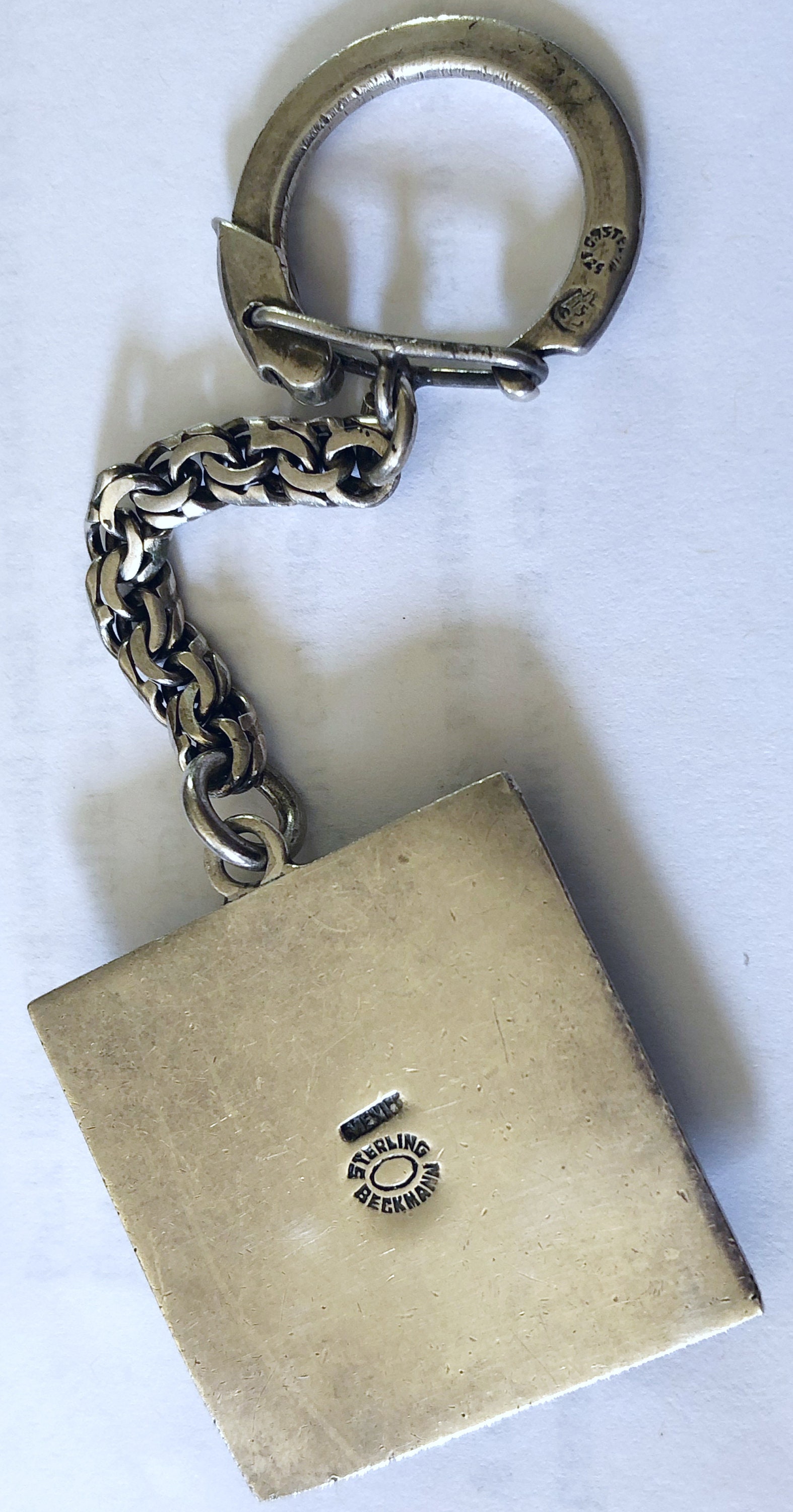 Beckmann Chain Carmen Beckmann Sterling Aries Key Chain - Etsy