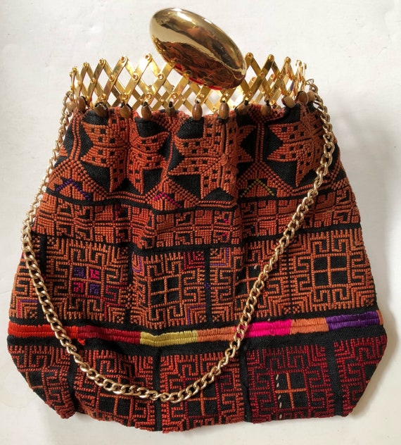 Boho Tapestry Pouch Bag - image 3