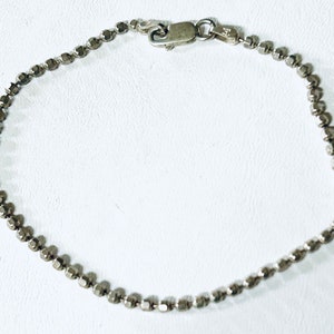 Delicate Italian Sterling Silver Link Bracelet