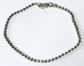 Delicate Italian Sterling Silver Link Bracelet