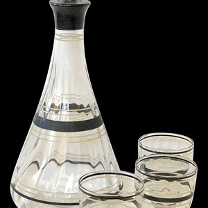 Deco Cocktail Set With Decanter and Glasses
