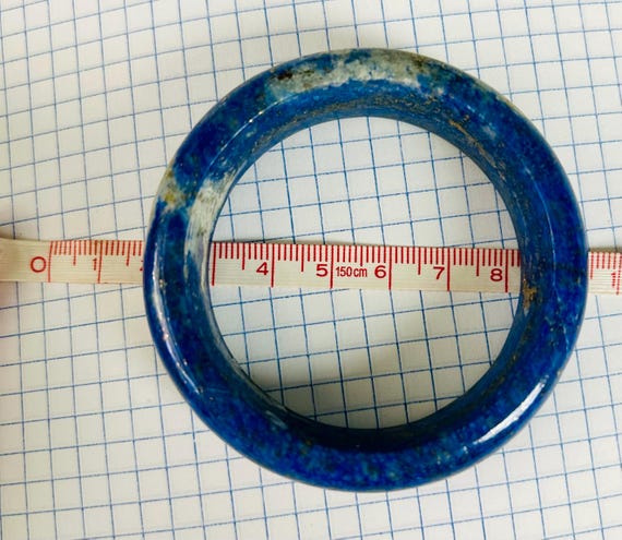 Natural Lapis Lazuli Bangle View 4
