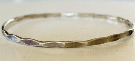 Delicate Sterling Silver Bangle - image 1