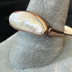 Biwa Pearl Ring, Size 7.5
