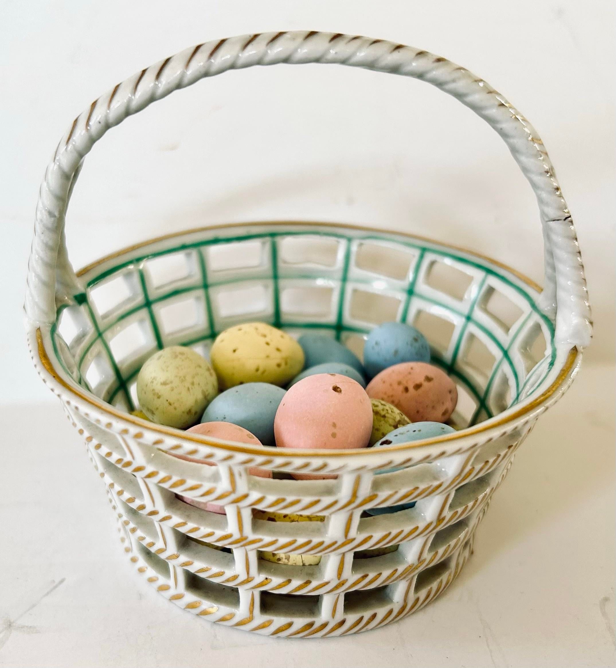 Dresden Porcelain Basket - Etsy