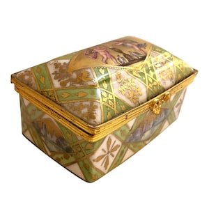 19th C. French Parisian Putties Porcelain Box