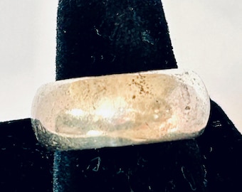 Domed Mexican Sterling Ring, Size 9