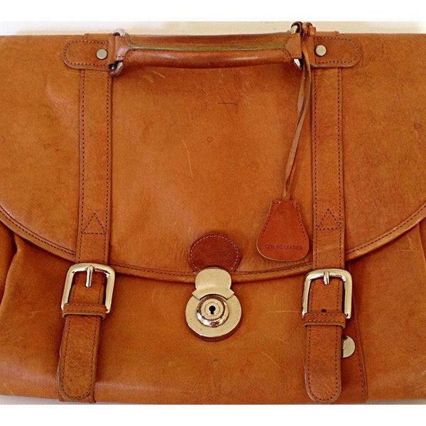 Italian Leather Satchel/Briefcase/Luggage