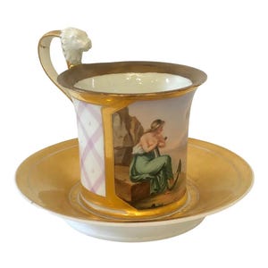  Vienna アンティーク　陶器　オーストリア オーストリア 1850年代 磁器 Royal Vienna ロイヤルヴィエナ