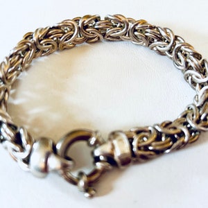 Italian Milor Sterling Silver Chain Bracelet