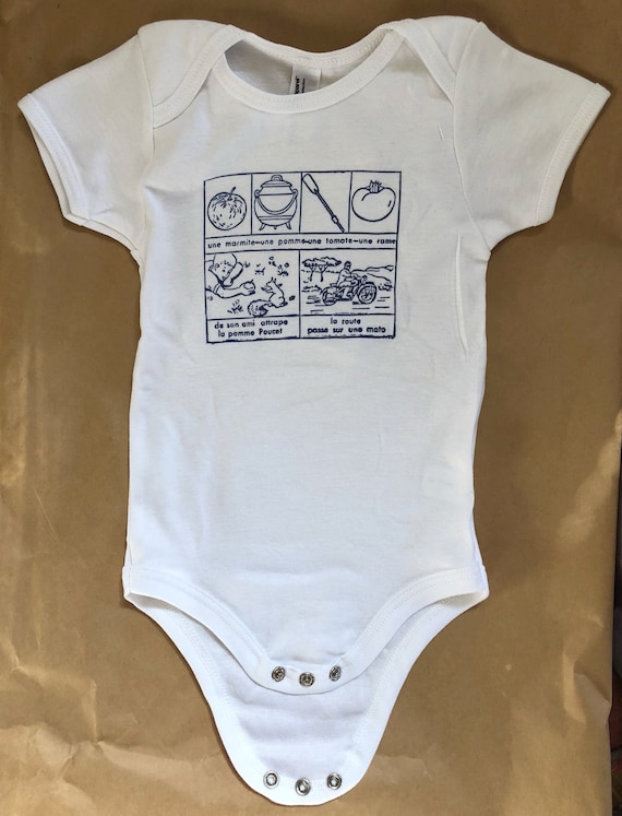 French Bebe Onesie T Shirt New Etsy