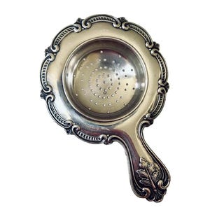 Danish Silver Tea Strainer