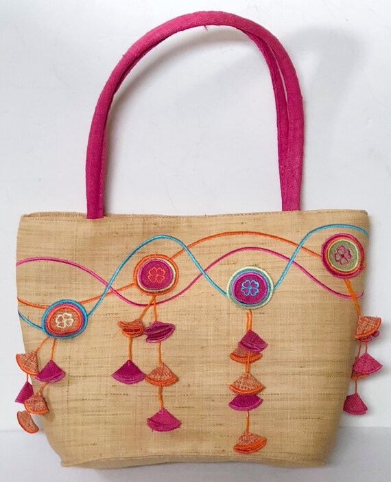 retro beach bag