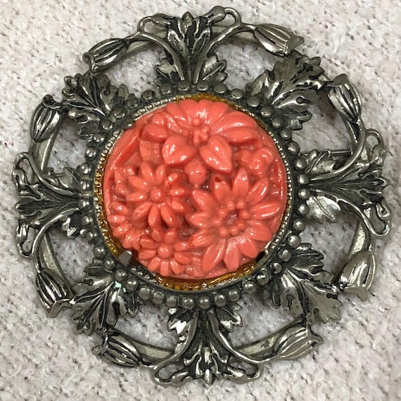 Art Nouveau Pendant/Pin - image 1