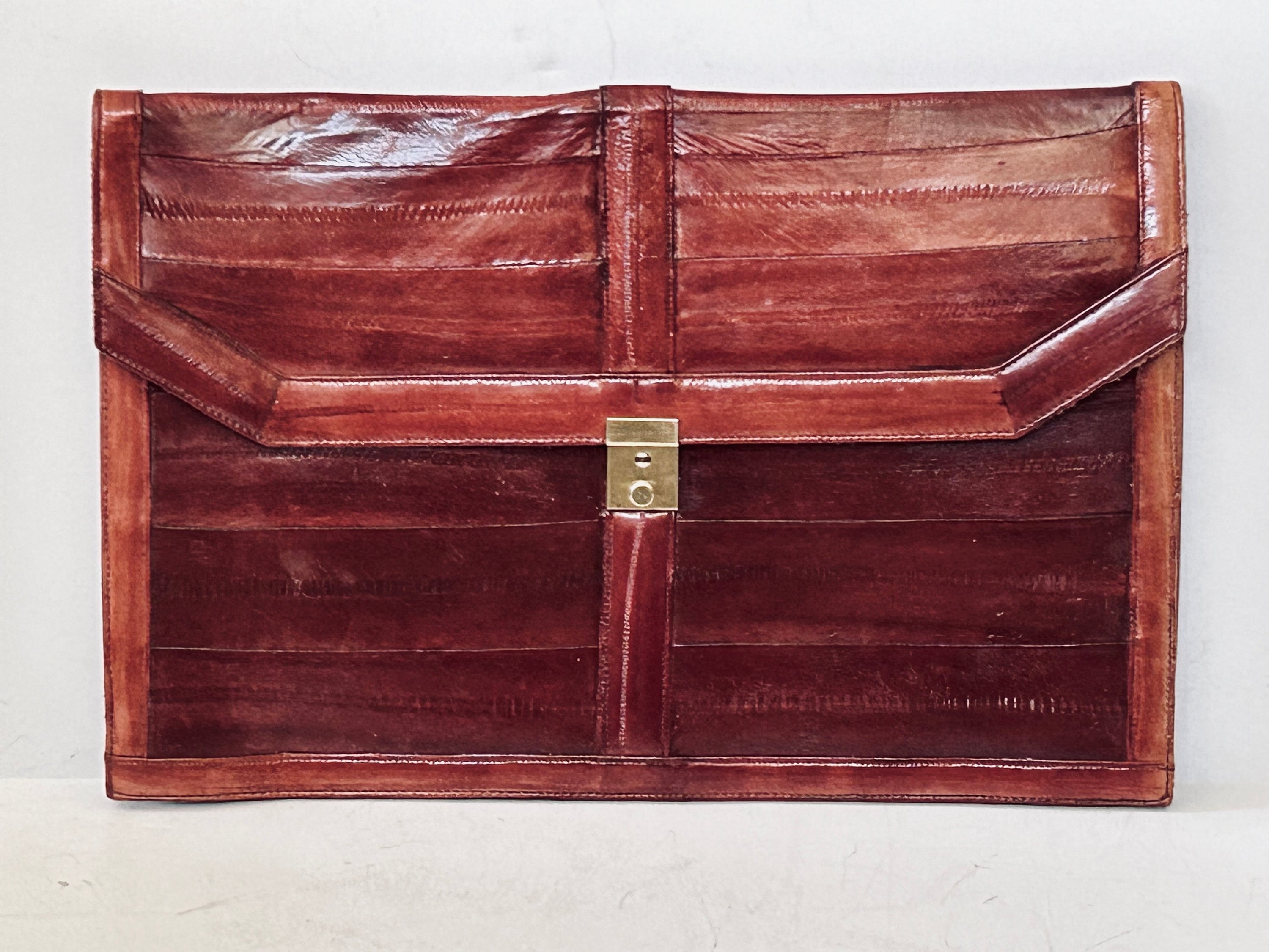 Eel Skin Briefcase - Etsy display picture 1