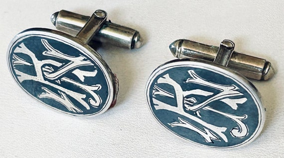 Pair of Sterling MCM Cuff Links