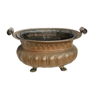 Copper Jardiniere With Liner