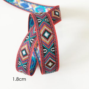 Jacquard Trim Braid or Embroidered Ribbon Craft Sewing Retro Boho ...