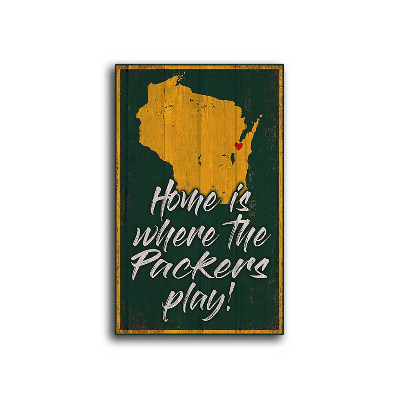 Green Bay Home is where the Packers Play Packers football Etsy