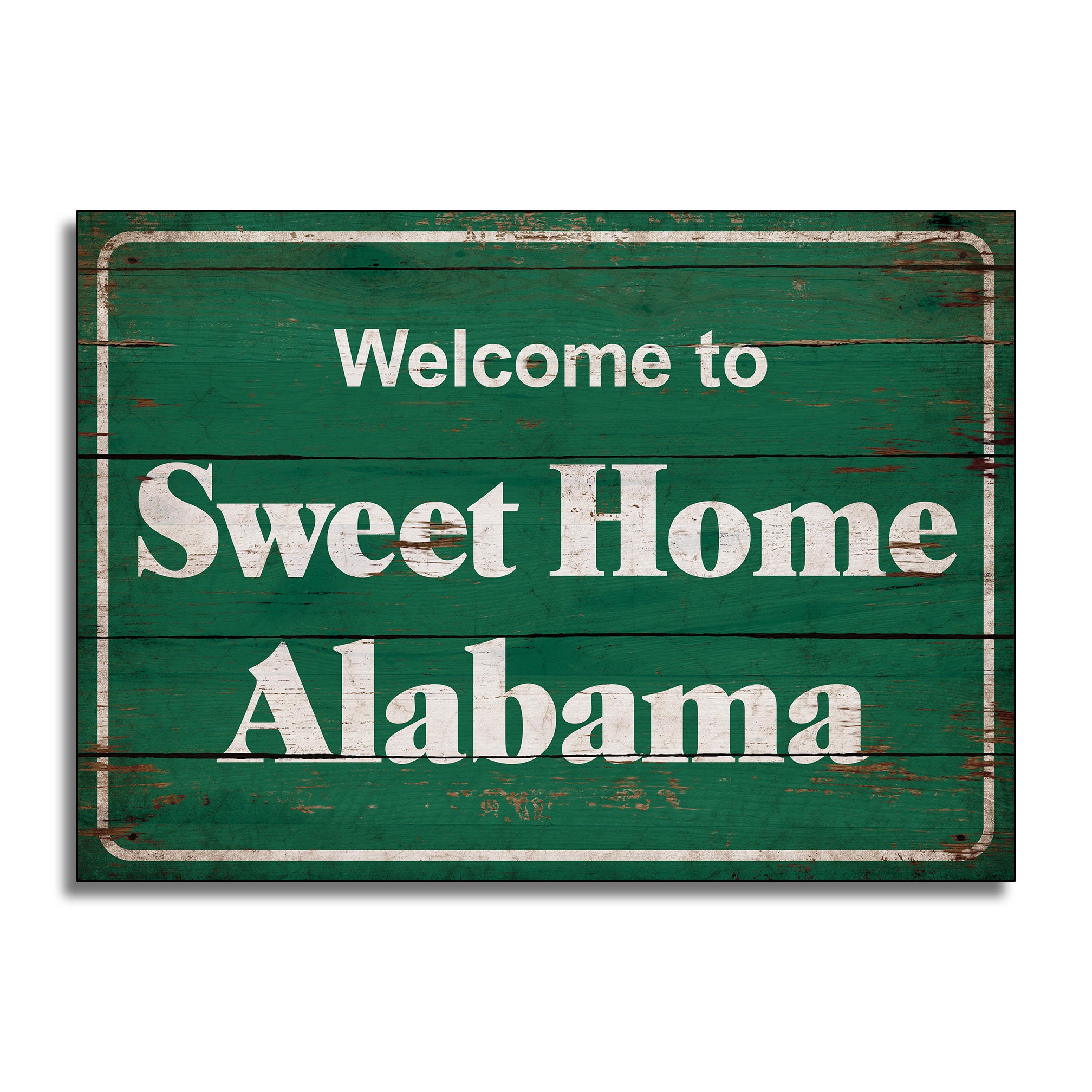 Sweet Home Alabama - Men's Word Art T-Shirt 4XL / Military