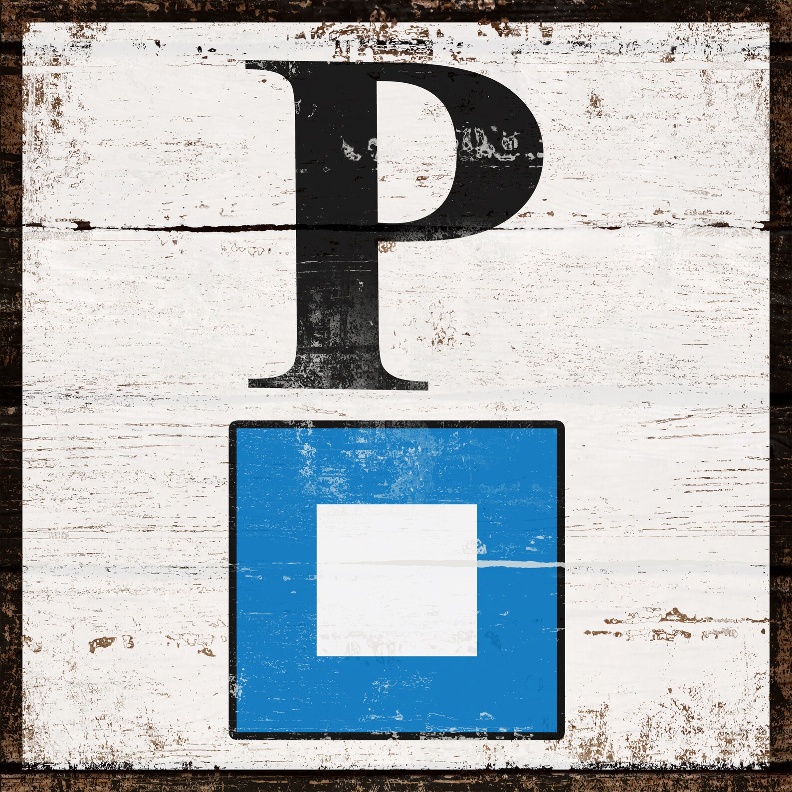 Nautical Flag and Letter Wooden Sign Nautical Flag Signs Etsy