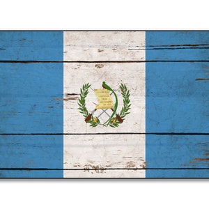 Guatemala wood Flag Flags wooden handmade Home Wall Decor print printed sign decor sign wall