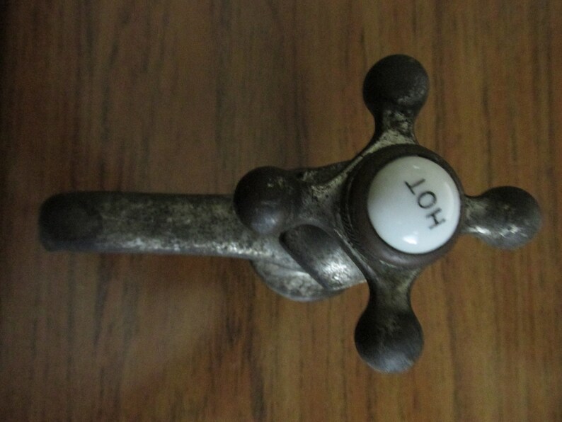 Vintage Hot Water Faucet Tap Kitchen Bathroom Sink 1930s Etsy