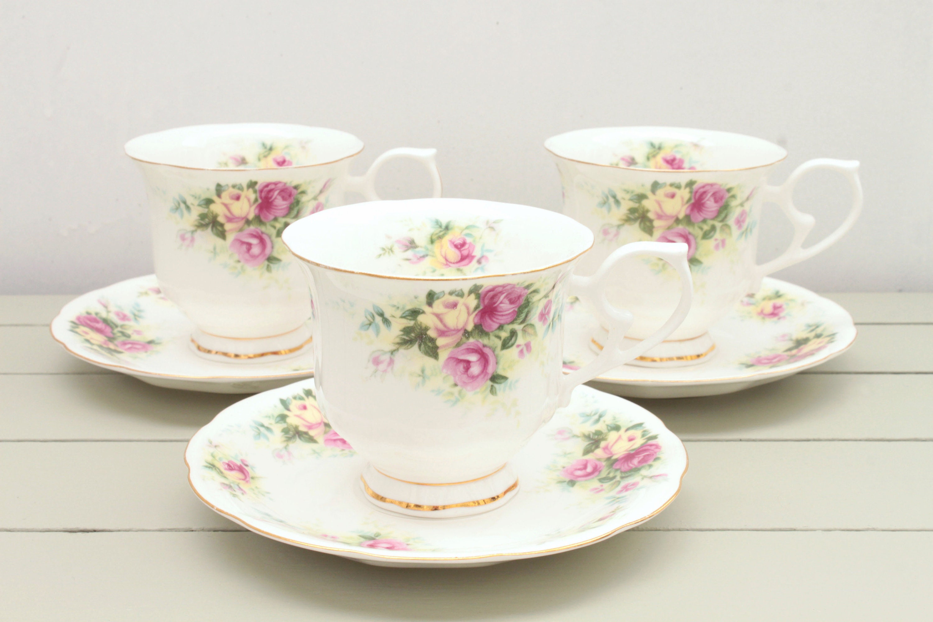 Vintage Royal Wessex Bone China Tea Cup and English Summer