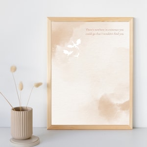 Fourth Wing Art Print: Neutral Palette Xaden Quote Tairn Andarna Sygael Booktok Bookish Iron flame Wall Art Gift Digital File