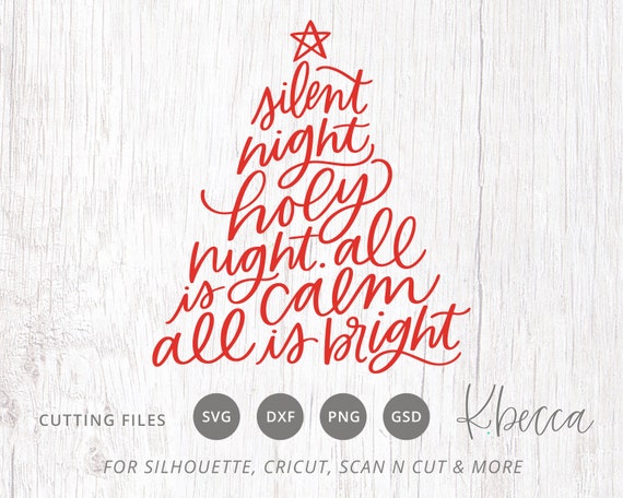 O Holy Night, Christmas Free Svg File - SVG Heart
