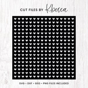Harten stencil SVG, hartje stencil gesneden bestand, harten patroon stencil, kaart maken hart stencil SVG, stencil SVG voor de Cricut, hart SVG