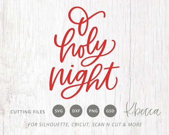 O Holy Night Lyrics Svg