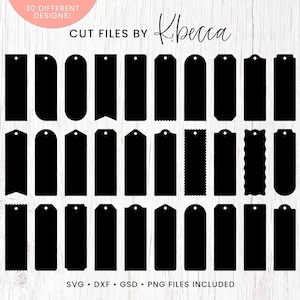 Bookmark SVG, Bookmarks SVG Bundle, Bookmark Templates, Cut Files for Cricut and Silhouette,  Printable Bookmark Templates, Commercial Use